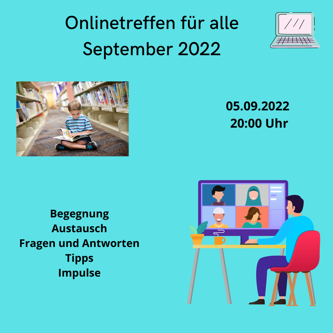 Onlinetreffen für alle September 2022
